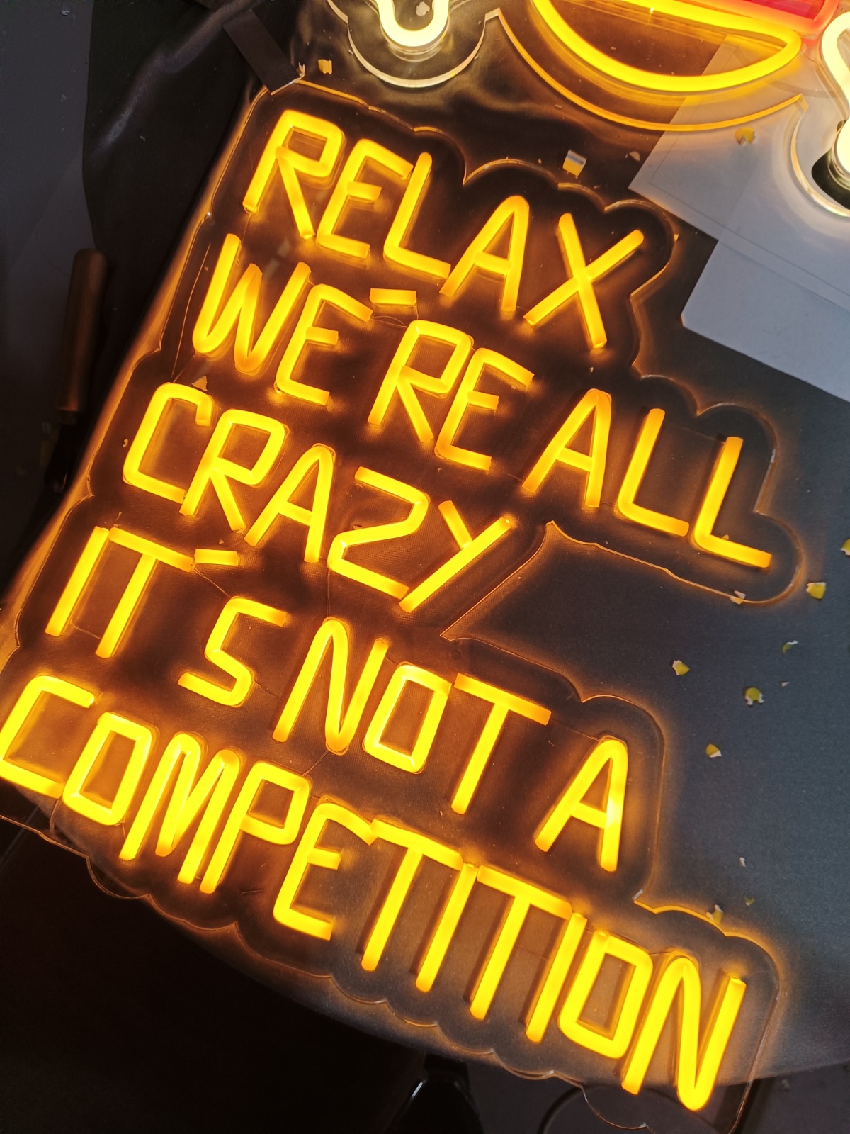 Letreiro LED neon personalizado para café ou montra