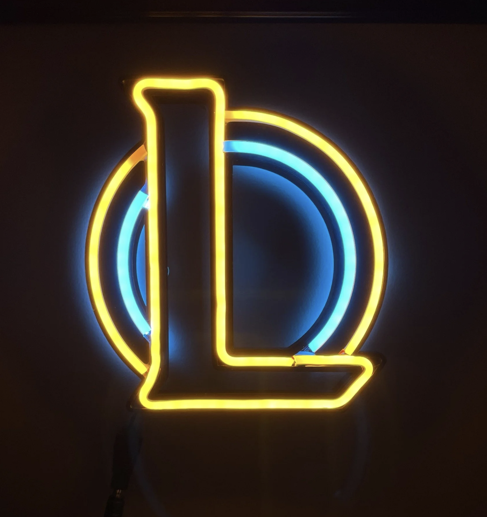 Letreiro LED neon personalizado para fundo de stream