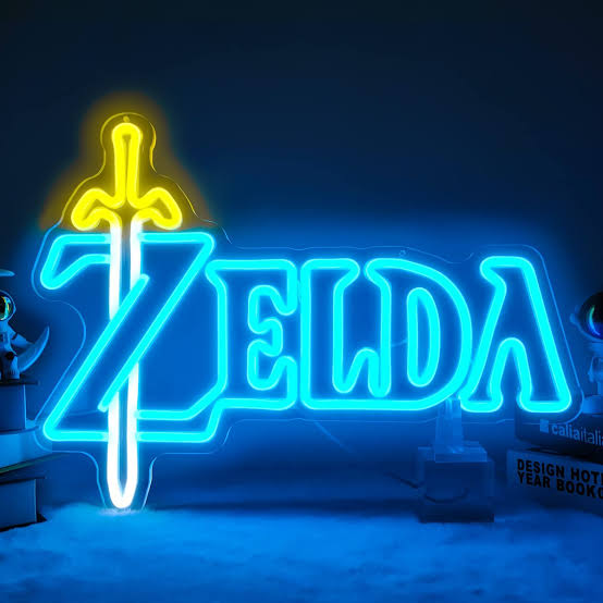 Arte neon gaming para setup ou quarto