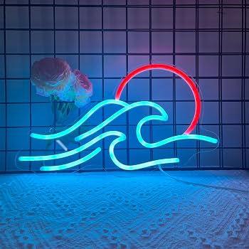 Letreiro neon com nome personalizado como prenda de aniversário